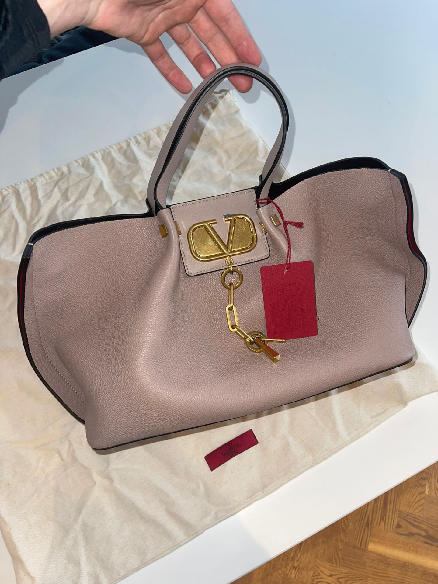 Valentino Garavani Large Tote Pastel Bag. RRP £1,810. - Image 2 of 5