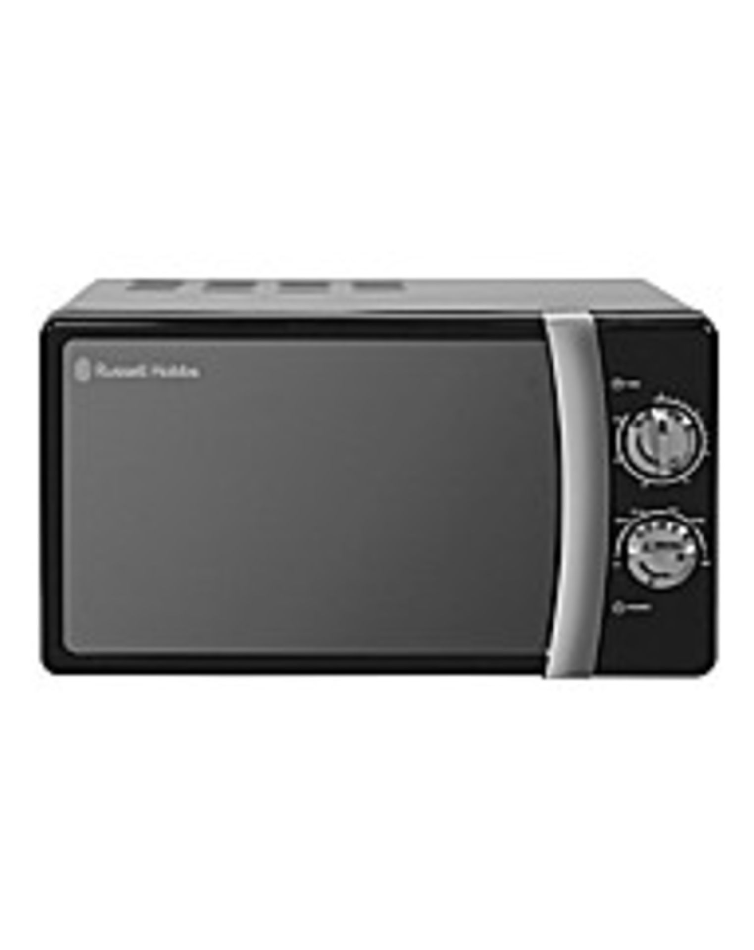 (REF117800) Russell Hobbs RHMM701B 17Litre Colours Manual Black Microwave RRP £119.99