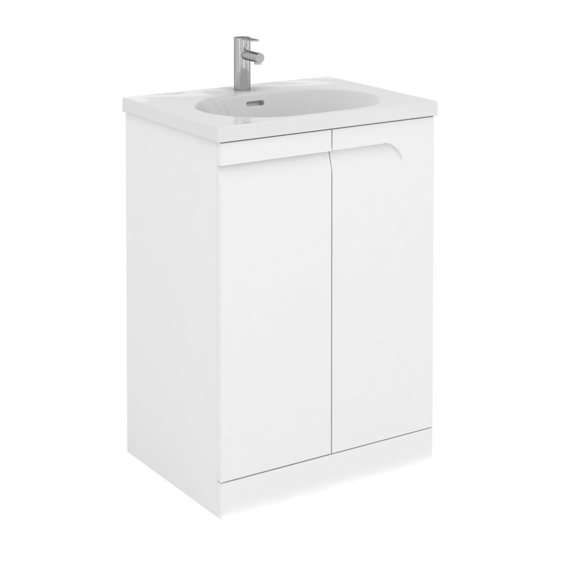 MFTFT0012 GAMA FLOOR V/UNIT 2 DRS 590-WHITE GLOSS