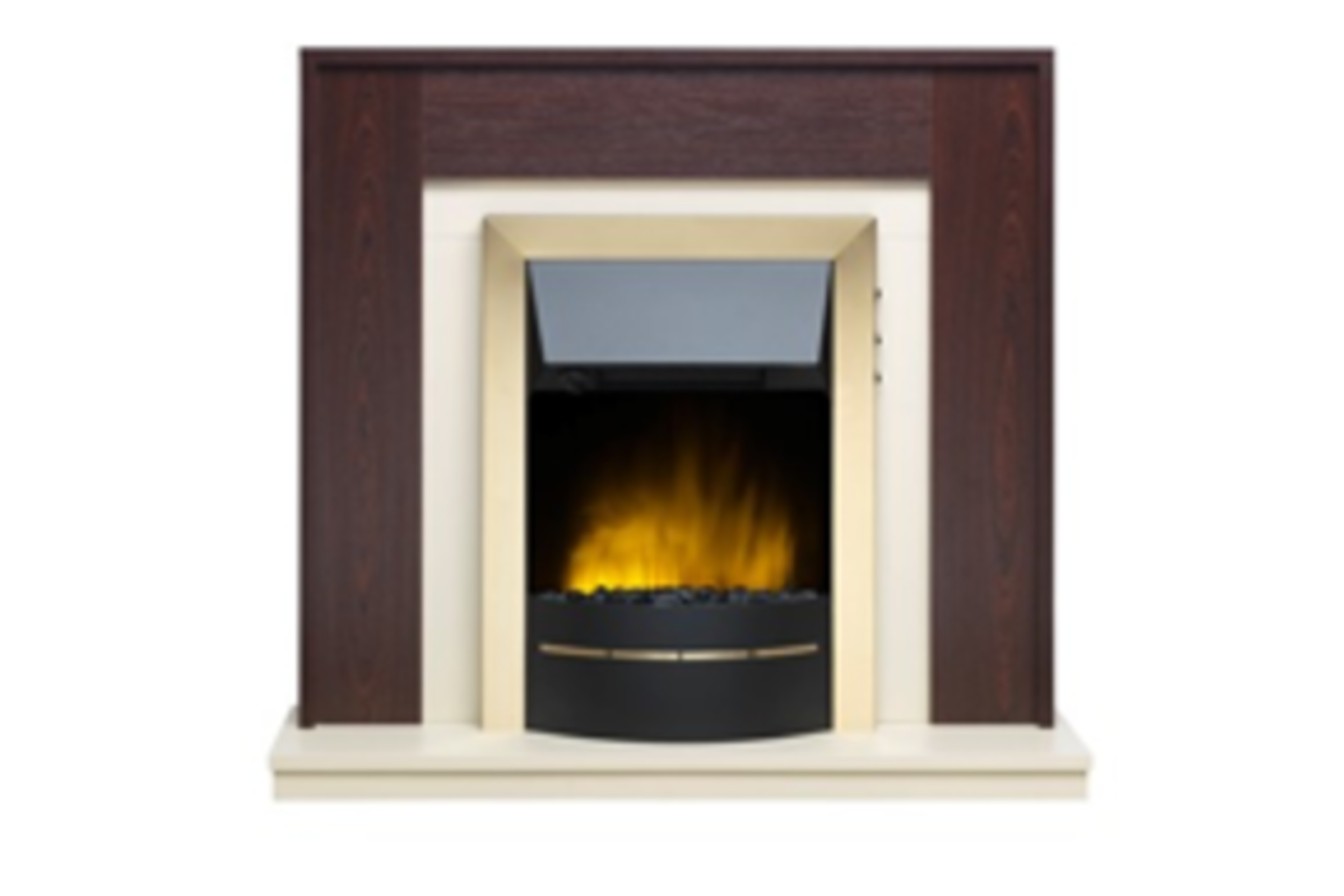 TRADE LOT 3 x New - Roma KLX Fire Suite Mahogany. RRP £599.99 each.• LED technology– expected