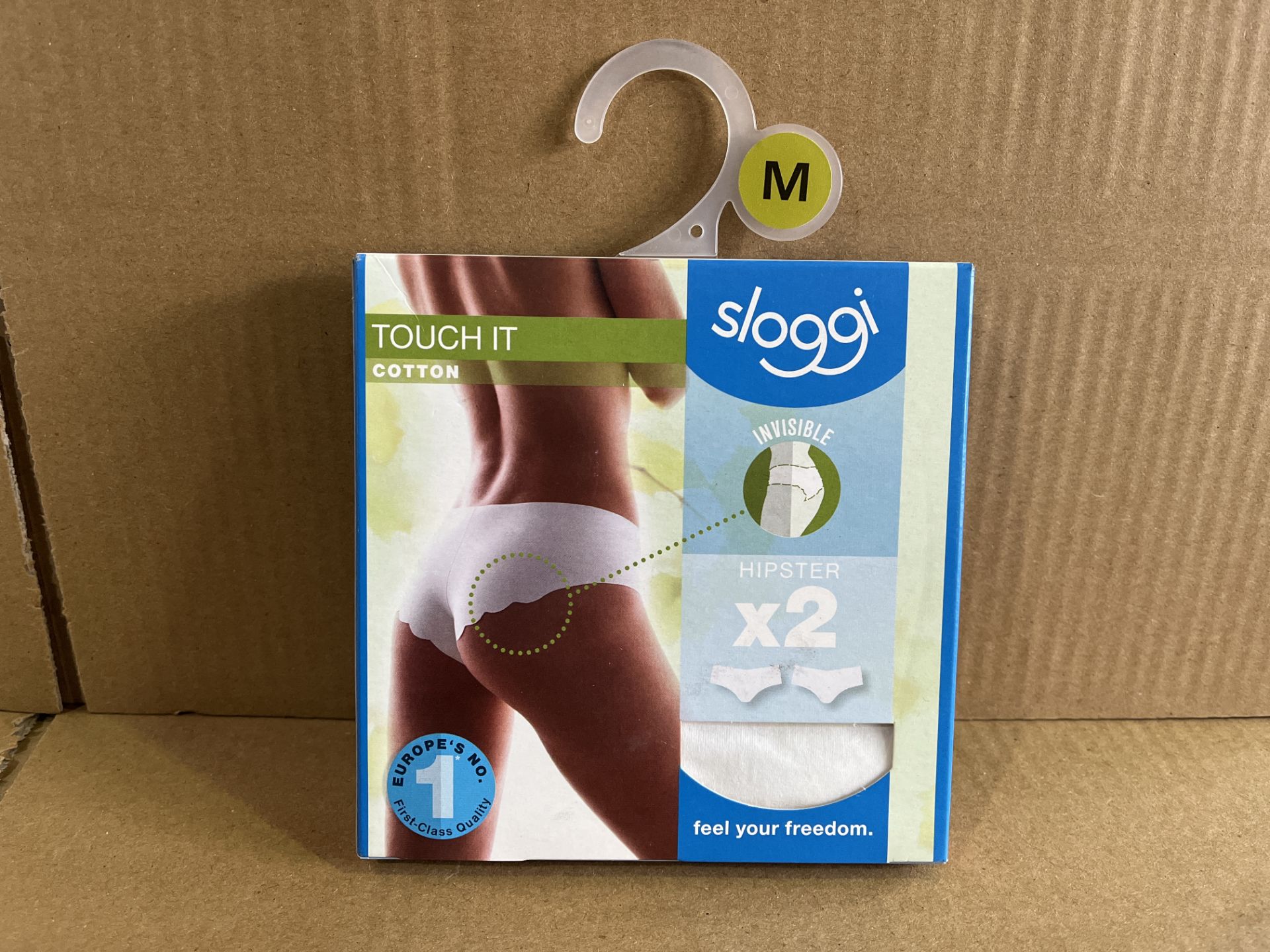 10 X BRAND NEW SLOGGI 2 PACK OF WHITE PANTS SIZE LARGE SS16