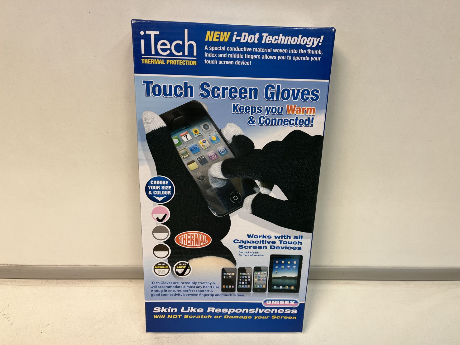 24 X BRAND NEW ITECH ADVANCED TECHNOLOGY TOUCH SCREEN GLOVES R17