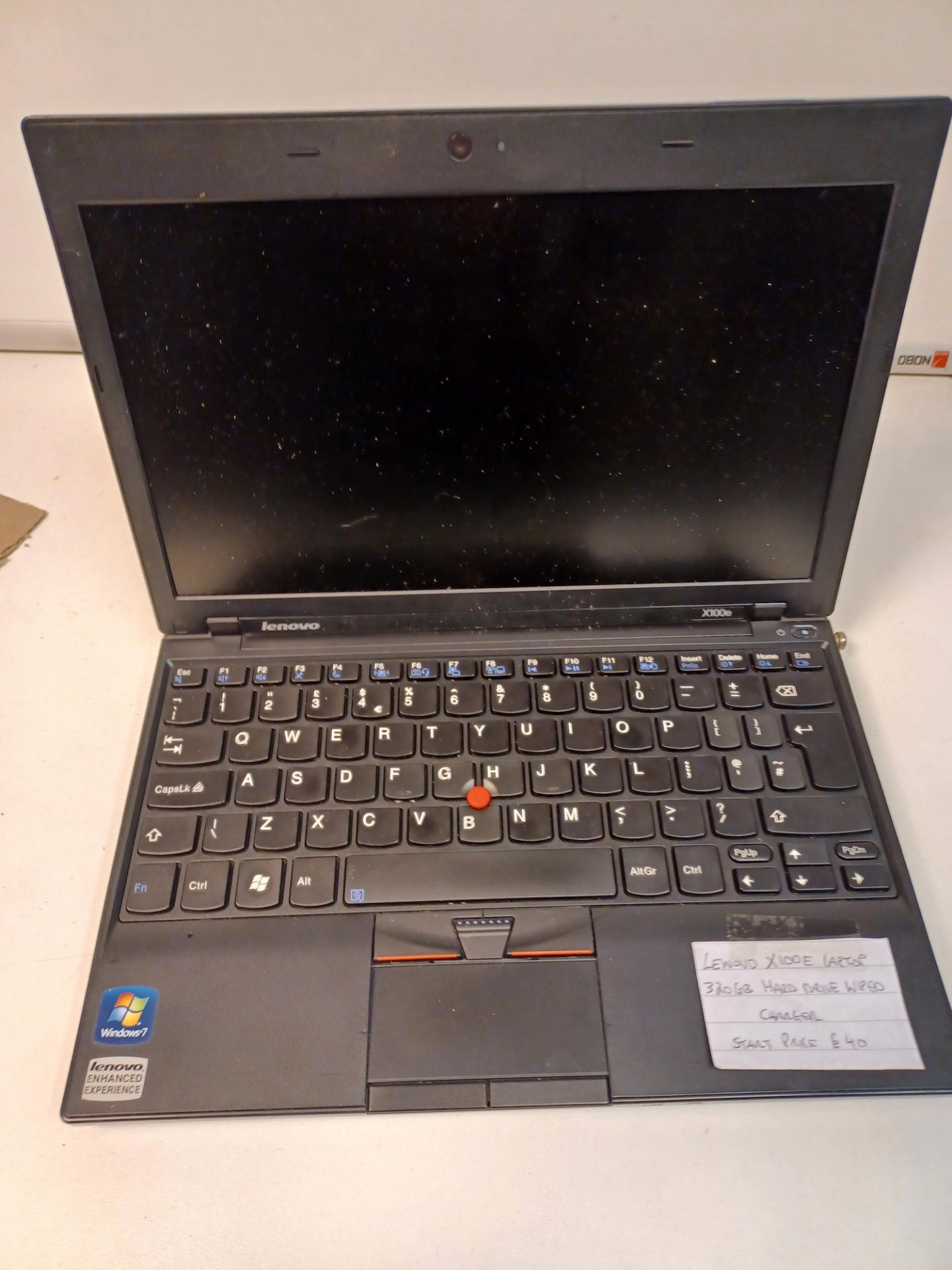 LENOVO X100E LAPTOP 320GB HARD DRIVE WITH CHARGER