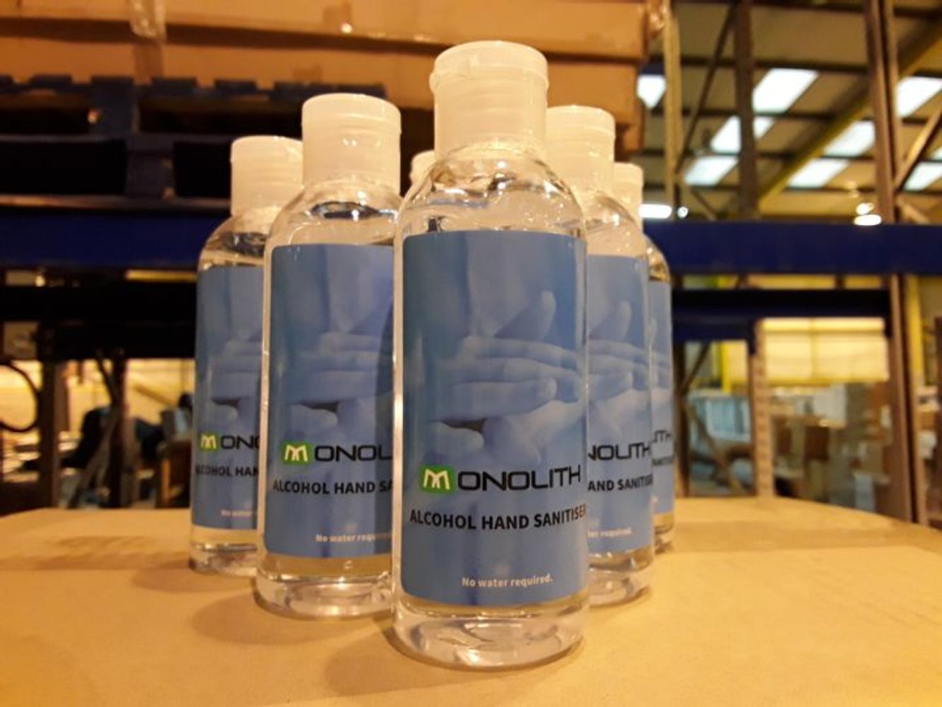 22 PALLETS OF 250ML HAND SANITISER TO BE SOLD AS ONE LOT DUE TO COMPANY LIQUIDATION