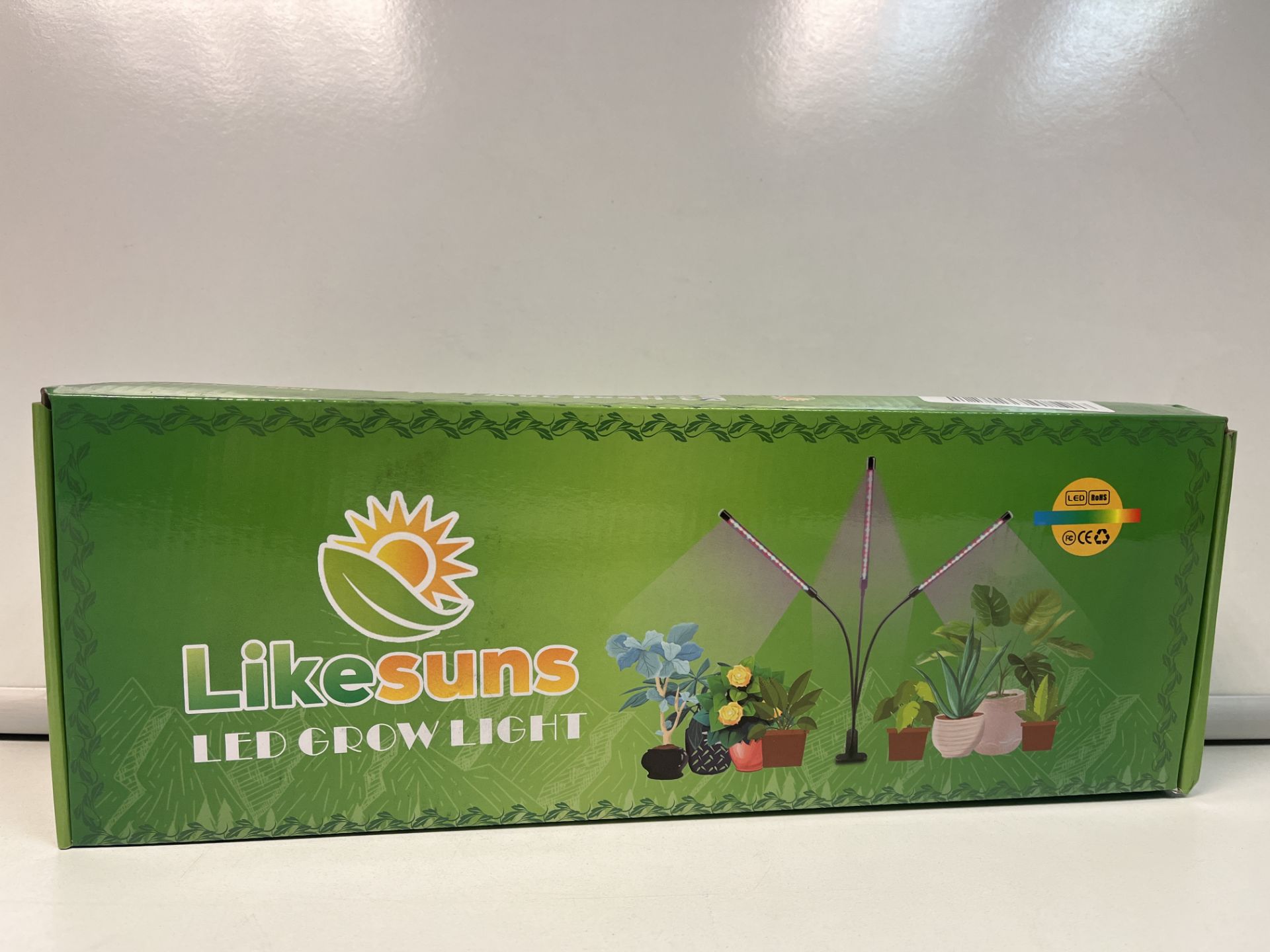 6 X BRAND NEW LIKESUNS 3-ARM LED GROWLIGHT RRP £50.00 ROW 18