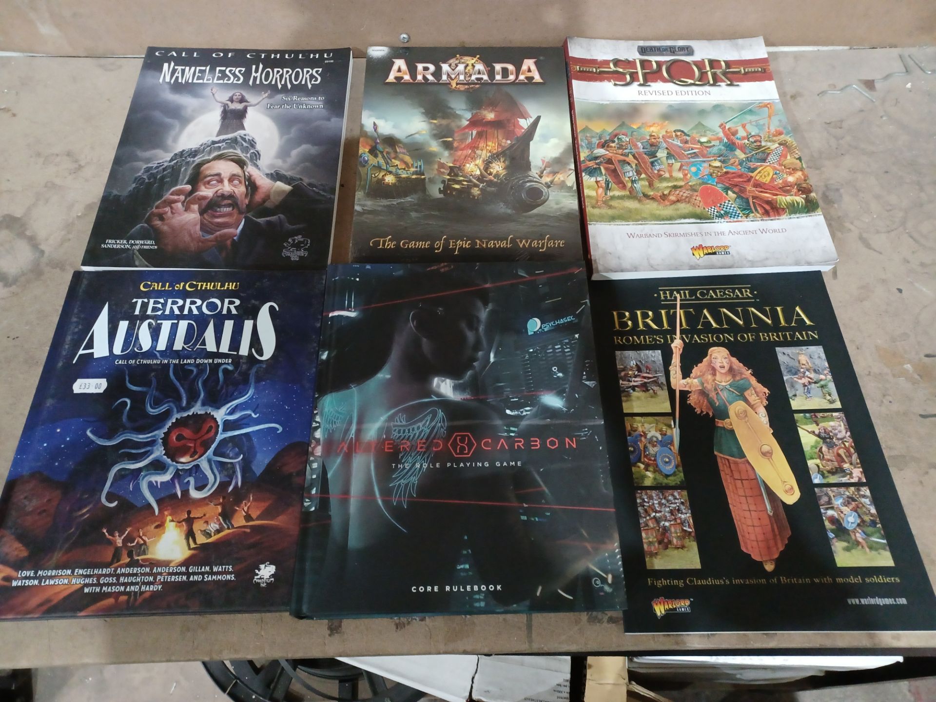 6 X ASSORTED HIGH VALUE COLLECTIBLE BOOKS MAY INCLUDE; ARMADA, ALTERED CARBON, WARLORD SPOR, VAMPIRE
