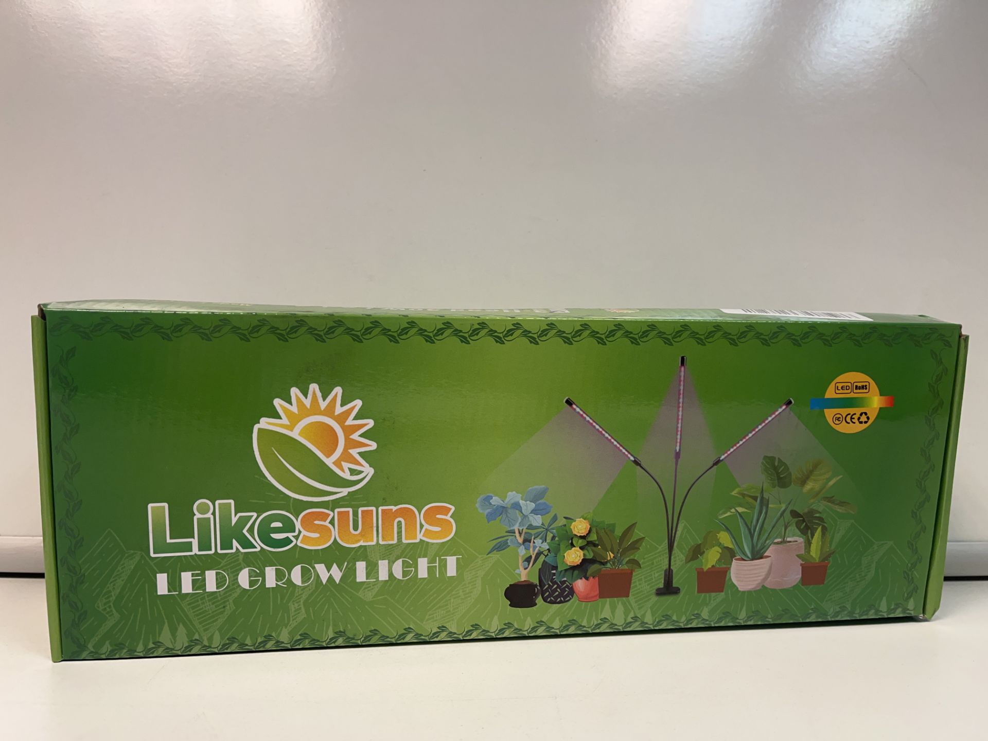 6 X BRAND NEW LIKESUNS 3-ARM LED GROWLIGHT RRP £50.00 ROW 18