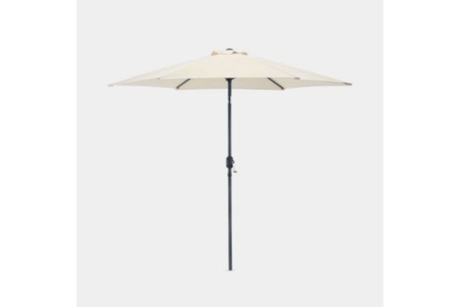 New Boxed - IVORY 2.7M GARDEN PARASOL (REF662 - ROW6). UV Protection from the sun What better way to