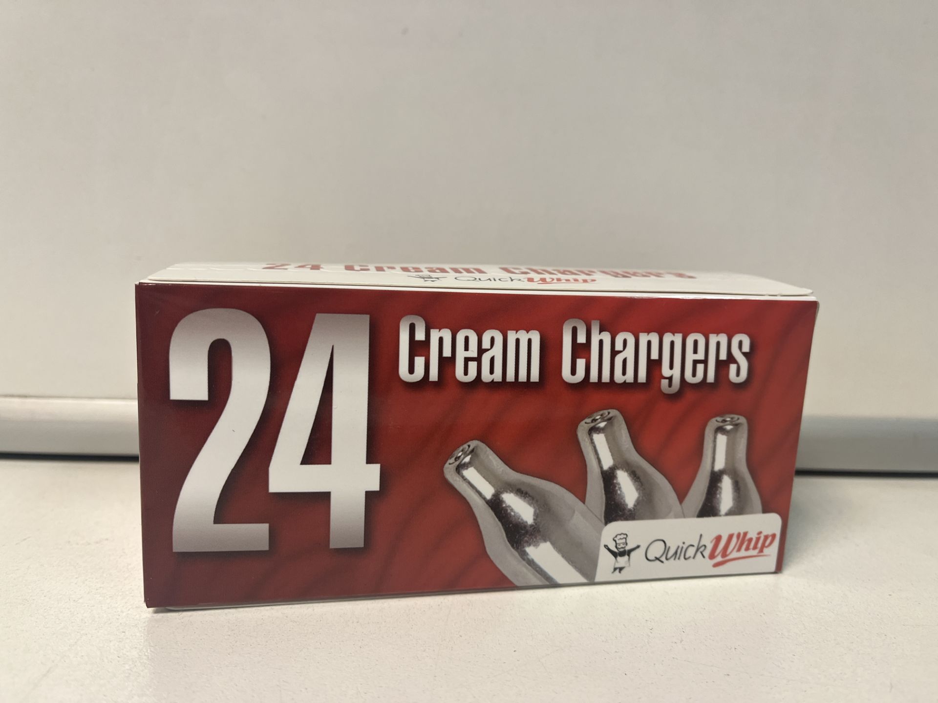 144 X NEW BOXED QUICKWHIP CREAM CHARGERS 8G. (6 BOXES) OFC