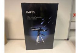 2 X BRAND NEW INTEY ASTRONOMICAL TELESCOPES RRP £129. (ROW17)