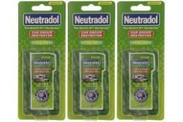 72 X NEW NEUTRADOL SUPER FRESH GEL SACHET CAR DEODORIZER. (ROW2MID)