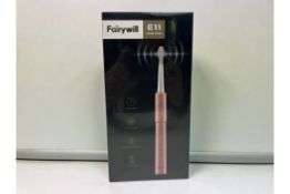 3 x BRAND NEW BOXED FAIRYWELL E11 VALUE PACK ELECTRIC TOOTH BRUSHES. SMART TIMER, 5 OPTIONAL