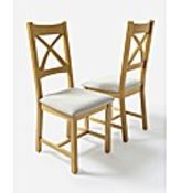 (REF117811) Faversham Oak Pair of Dining Chairs RRP £298.5