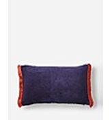 (REF117847) DUMMY Cotton Velvet Fringe Cushion RRP £28.5