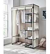 (REF117847) Covered Double Wardrobe with Storage RRP £73.5