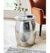 (REF117811) Aula Hammered Metal Side Table RRP £148.5