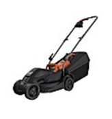 (REF117836) Black + Decker 32cm Corded Rotary Lawnmower - 1000W RRP £97.5