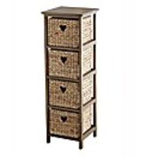 (REF117824) Hyacinth Hearts 4 Drawer Tall unit RRP £142.5