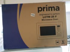 Prima Built in Framed Microwave & Grill LCTM25F RRP £300