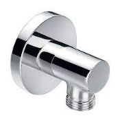 (AX140) New Round Wall Outlet Elbow. RRP £39.99. With painstaking composition this Elbow offers a