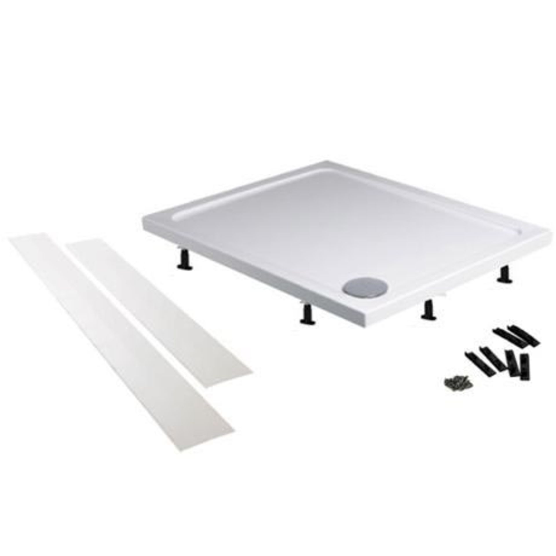 (SP423) 1700MM Shower Tray Panel and Leg Set. Effortlessly hide unsightly pipework with the Easy