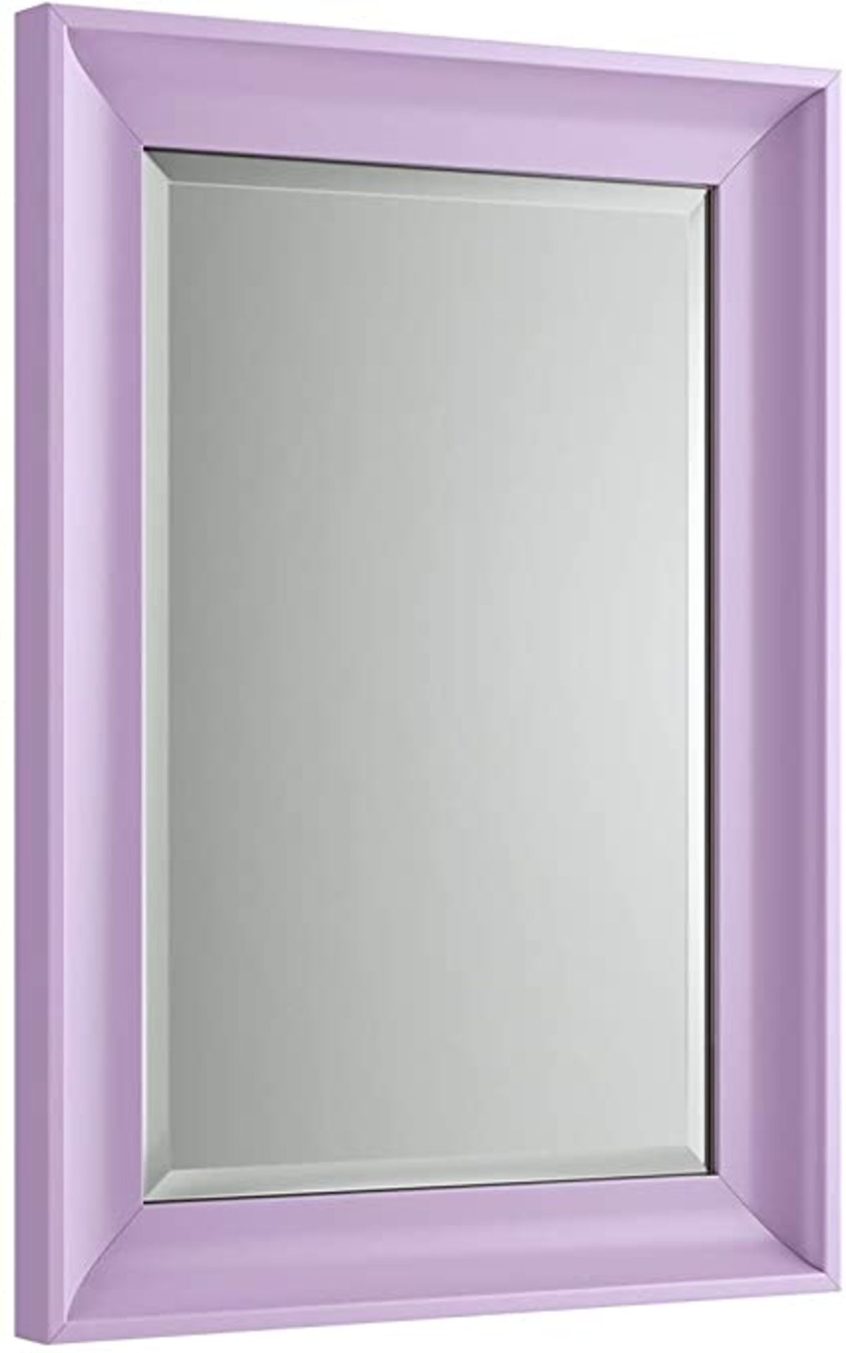 New 700x500mm Melbourne Purple Framed Mirror. RRP £209.99.Ml8019 Adds A Funky, Stylish Look T...