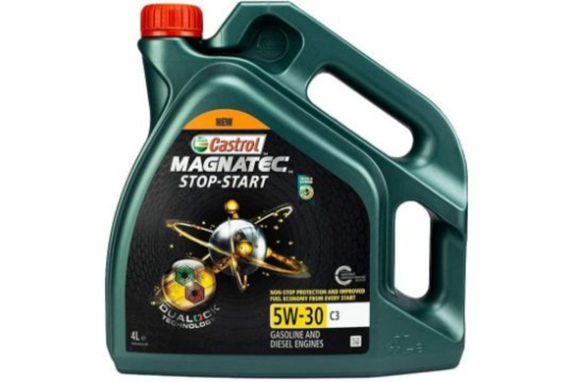 4 X BRAND NEW CASTROL MAGNATEC STOP START 5W-30 4 LITRE (ROW17TOP)