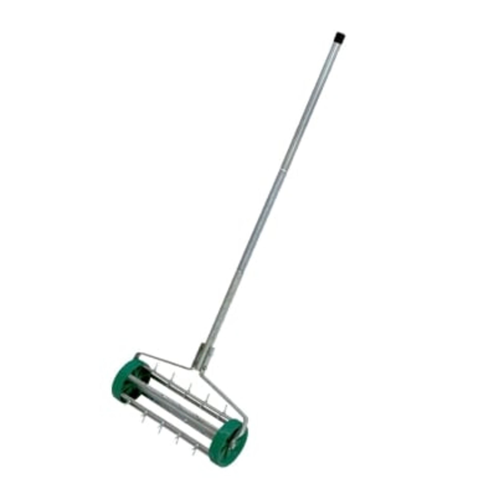 Heavy Duty Garden Lawn Aerator - c/w Spikes. This Heavy Duty Rolling Garden Lawn Aerator helps you