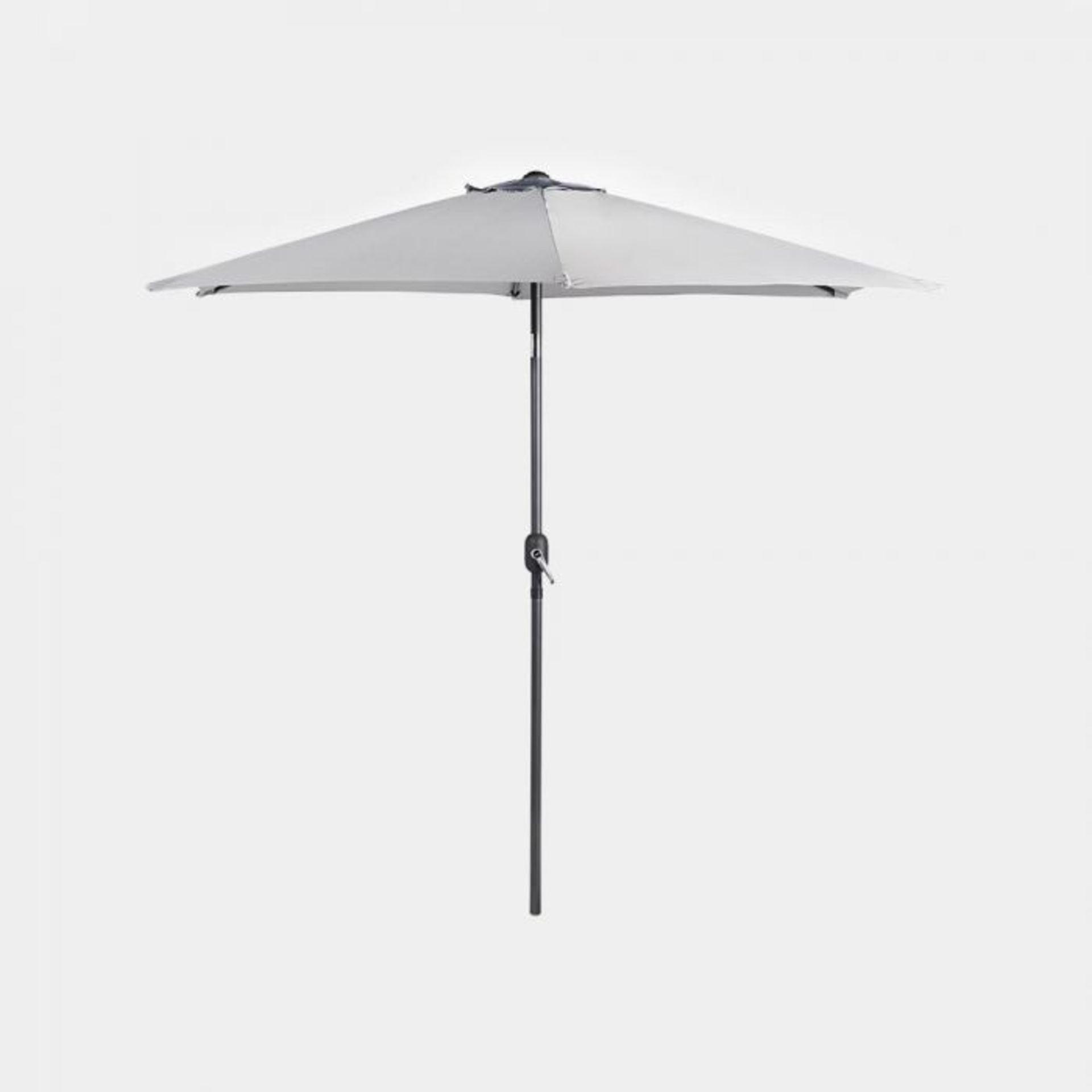 Grey 2.7m Steel Garden Parasol. What better way to celebrate the arrival of the sun than by