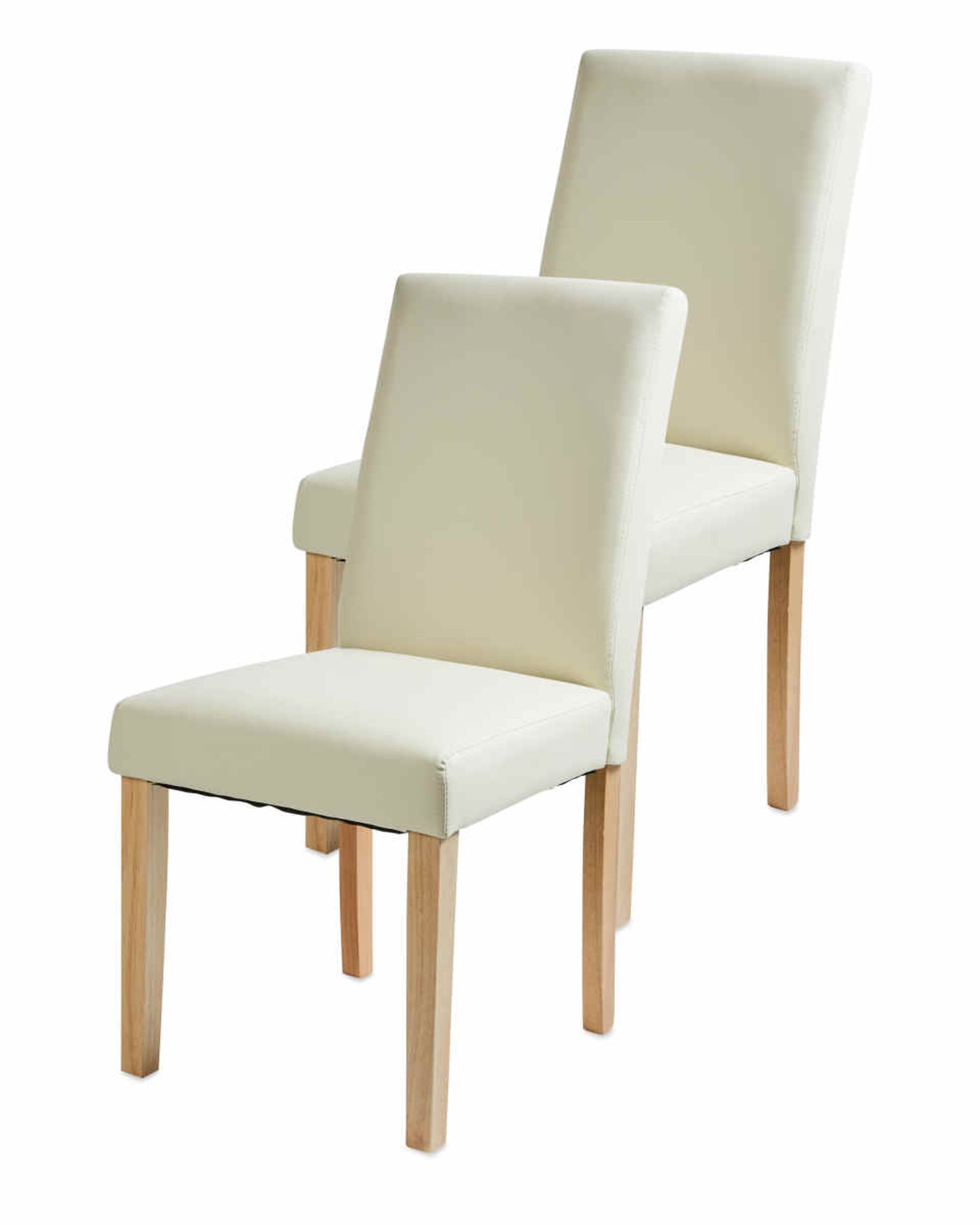 Set of 2 Cream Dining Chairs. Whether you're looking for brand new furniture, or a couple of extra