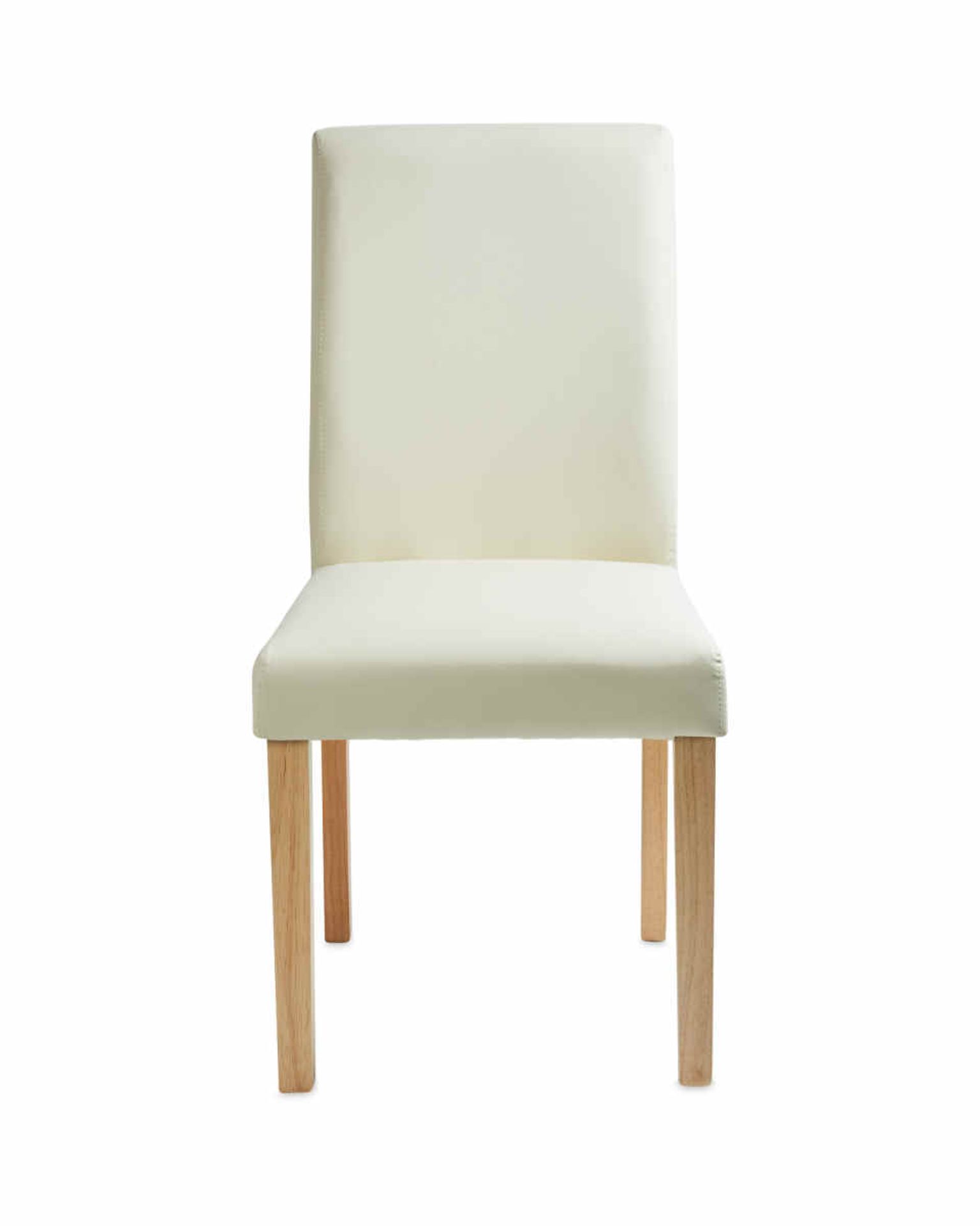 Set of 2 Cream Dining Chairs. Whether you're looking for brand new furniture, or a couple of extra - Image 2 of 2