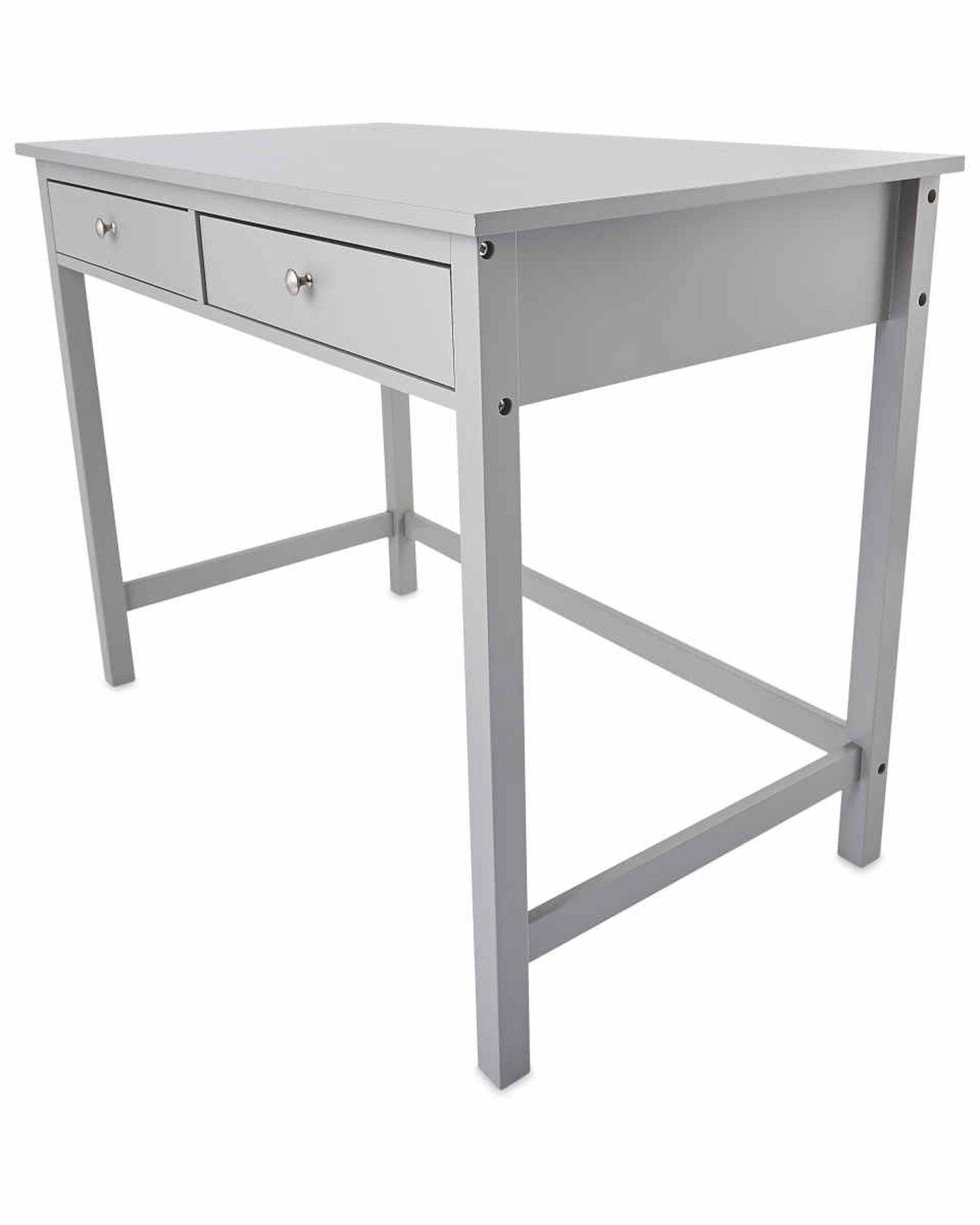 Grey Dressing Table Desk. This Grey Dressing Table Desk will make getting ready ten times easier - Image 2 of 2