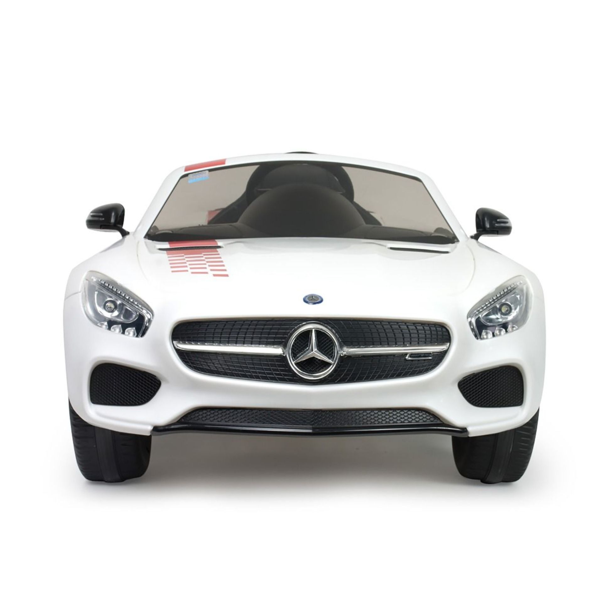 NEW BOXED INJUSA – Mercedes Benz GT-S 12 V Car with Remote Control and Gear Shift. White. The - Image 2 of 2