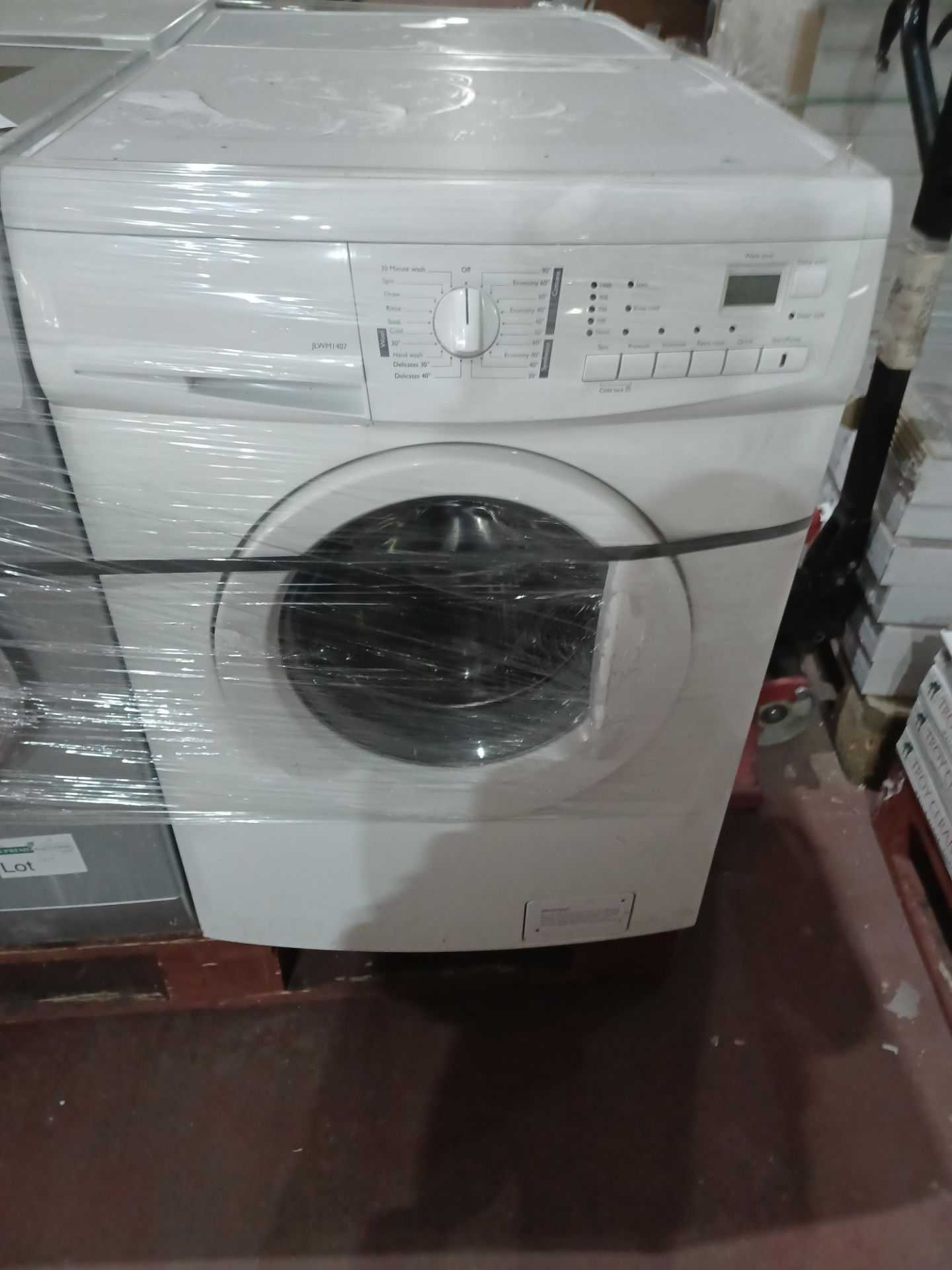 OPTION 01 JLWM1407 WASHING MACHINE 1400rpm (REFURBISHED, TESTED WORKING)