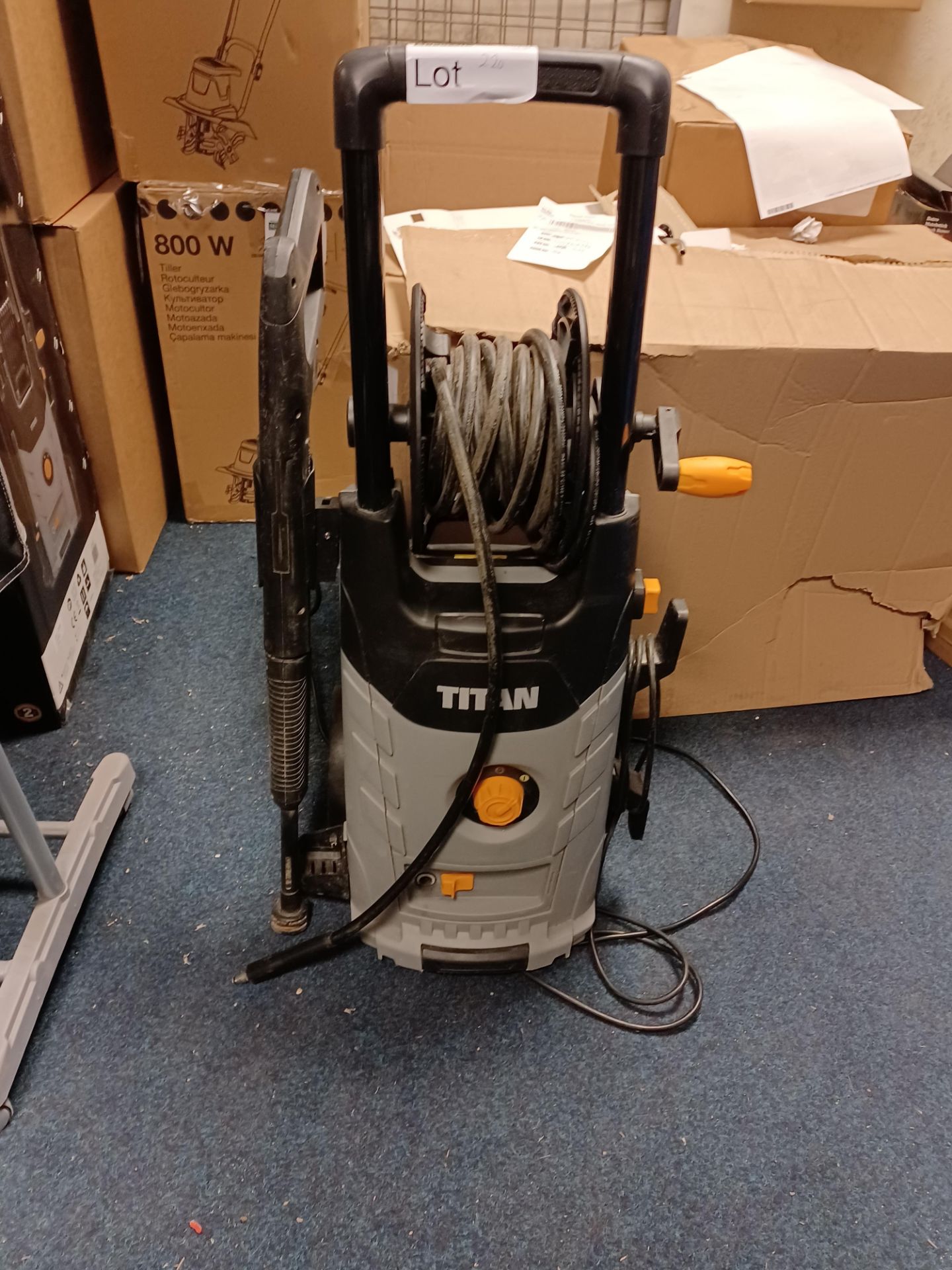 TITAN TTB2200PRW 150BAR ELECTRIC HIGH PRESSURE WASHER 2.2KW 230V - EBR