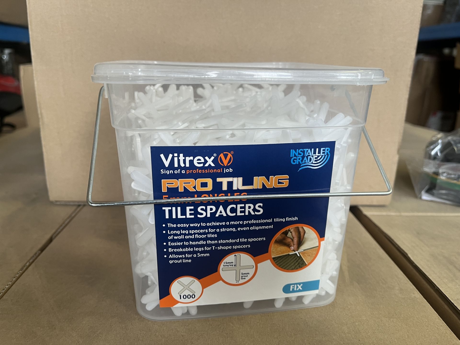 36 X BRAND NEW TUBS OF VITREX PROFESSIONAL TILING TIPS S1RA