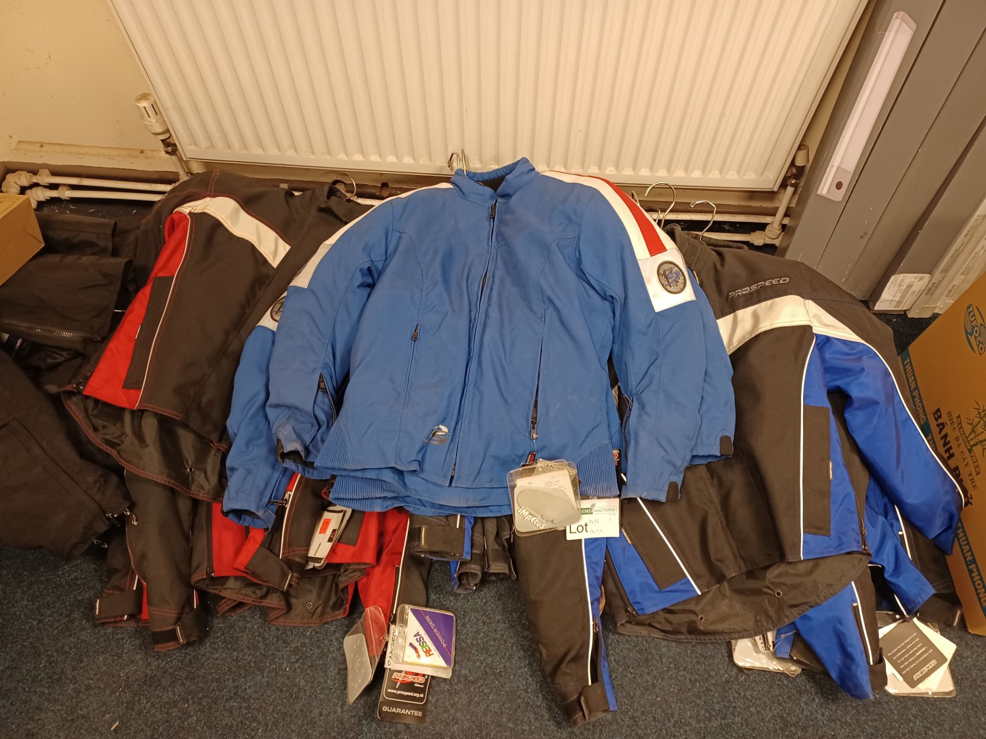 3 X PROSPEED PROFESSIONAL MOTORBIKE JACKETS IN VARIOUS STYLES AND SIZES EBR