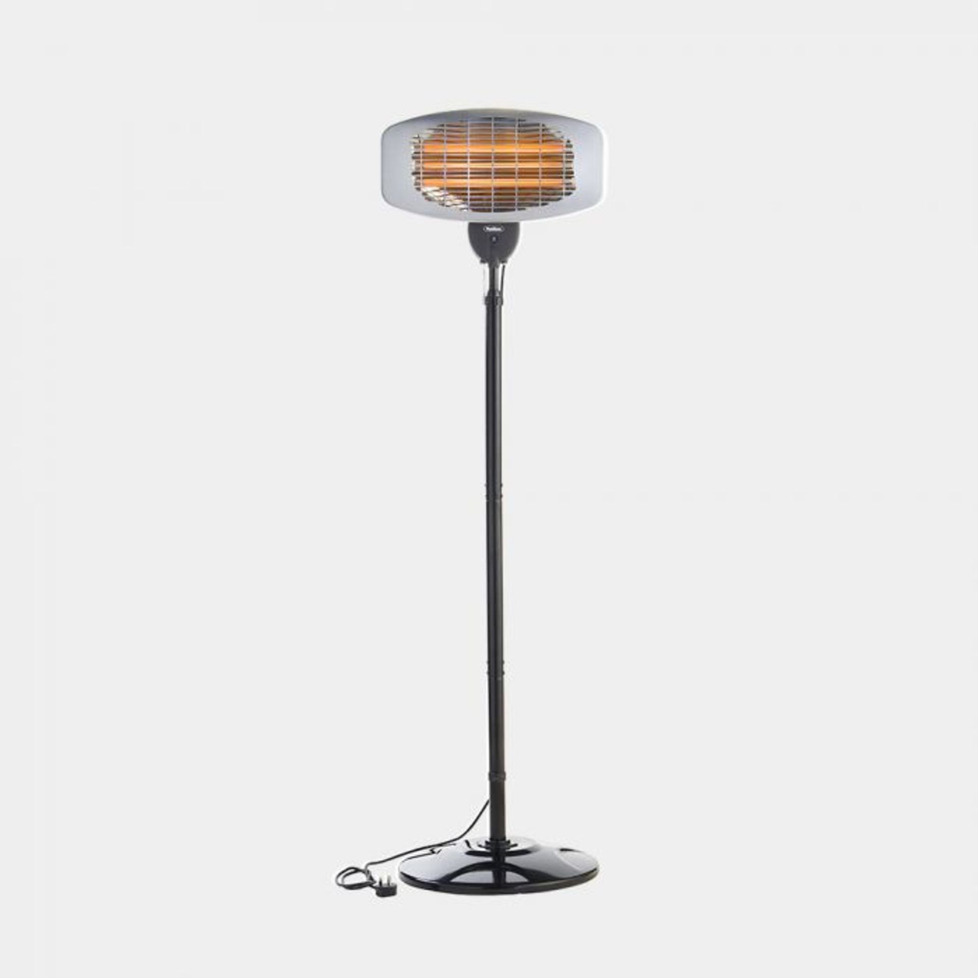 New & Boxed. 2000W Free Standing Electric Garden Patio Heater. (REF011PW) Get out in the garden even