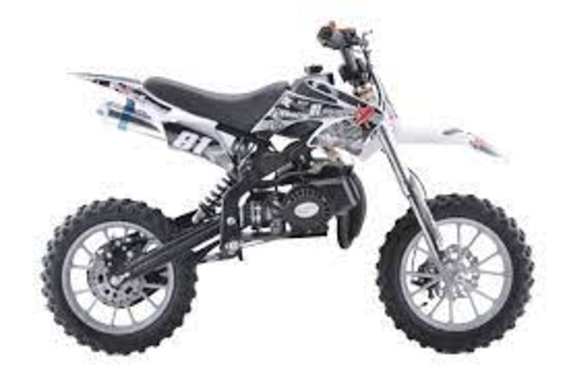 BRAND NEW KIDS 49CC MINI DIRT BIKE - FULL FRONT & REAR SUSPENSION (GREEN) RRP £400