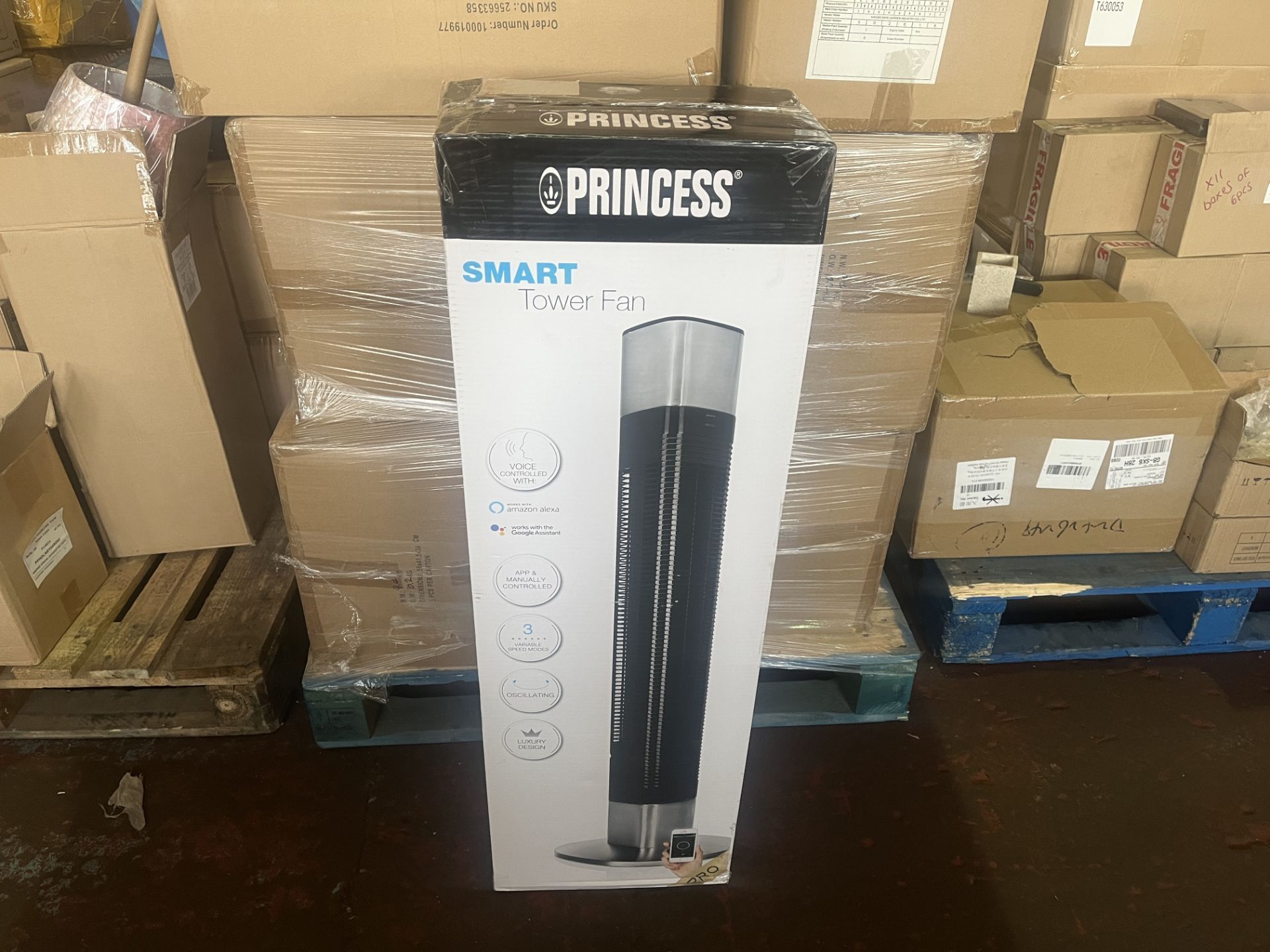 PRINCESS SMART TOWER FAN RRP £119 R15