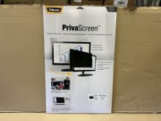 BRAND NEW FELLOWES WIDESCREEN MONITORS BLACKOUT PRIVACY FILTER 16:9 27 INCH RRP £159 S2
