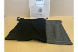 20 X BRAND NEW PACKS OF 2 NECK WARMER SNOODS WITH ADJUSTABLE STRAPS S1P