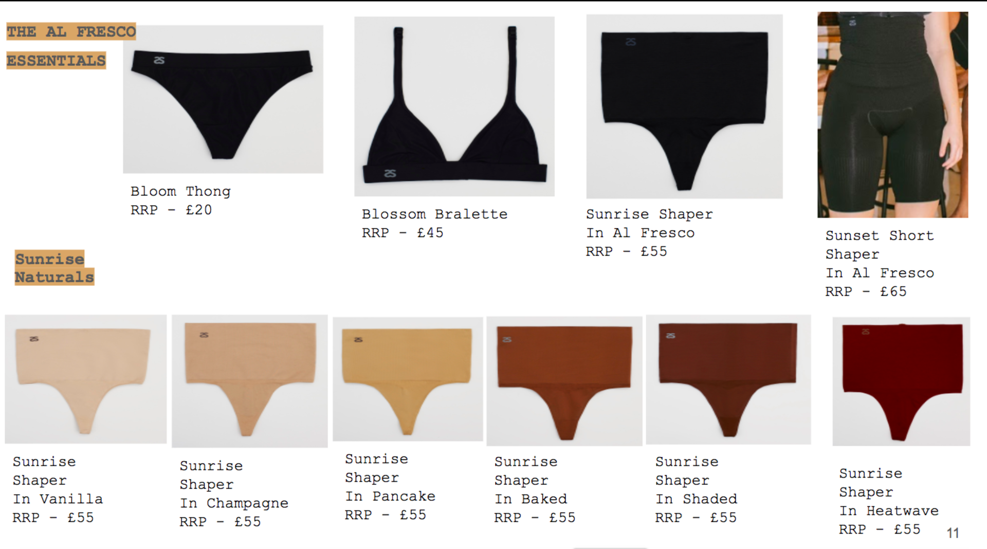 25 X BRAND NEW PIECES OF SPRINGSUMMER SHAPEWEAR IN VARIOUS STYLES AND SIZES RRP £35-65 EACH S1P