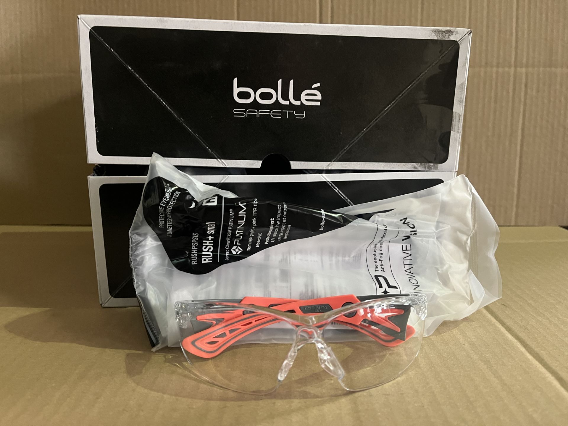30 X BRAND NEW BOLLE SAFETY RUSH SAFETY GLASSES RRP £11 EACH R15