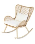 Luxury Rope Effect Rocking Chair. This Luxury Rope Effect Rocking Chair is this seasons must have