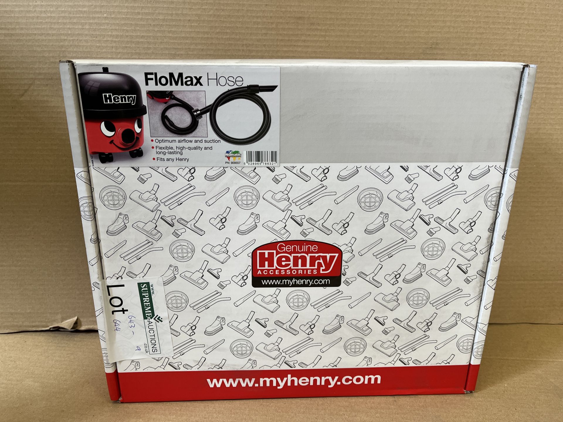 6 X BRAND NEW HENRY NUMATIC VACUUM CLEANER HOSE FLOWMAX BLACK RRP £30 EACH S1-34