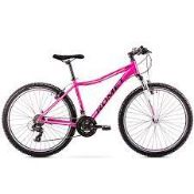 New Boxed Romet Jolene Ladies 6.1 Pink 17" Mountain Bike. RRP £429.99. Introducing the Romet