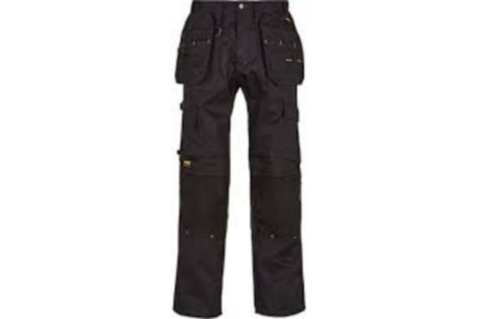 3 x NEW PACKAGED PAIRS OF DEWALT PRO TRADESMAN WORK TROUSERS. (ROW3)