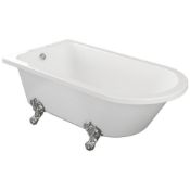 (AF149) Clevedon Freestanding Corner Bath 1700mm x 750mm. RRP £1289.00. With Feet. We have the