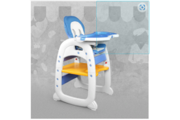 BRAND NEW BLUE 3 IN 1 BABY ZONE HIGH CHAIR R17C